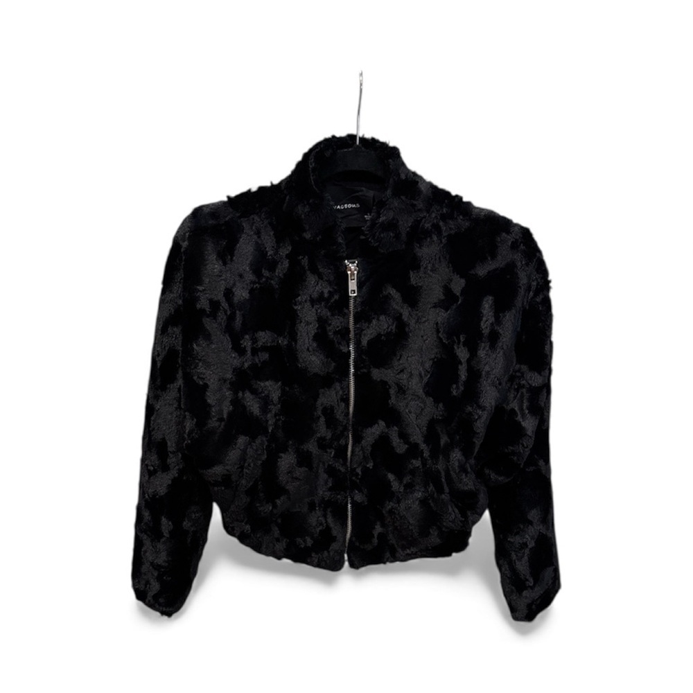 Olivaceous Black Teddy Jacket